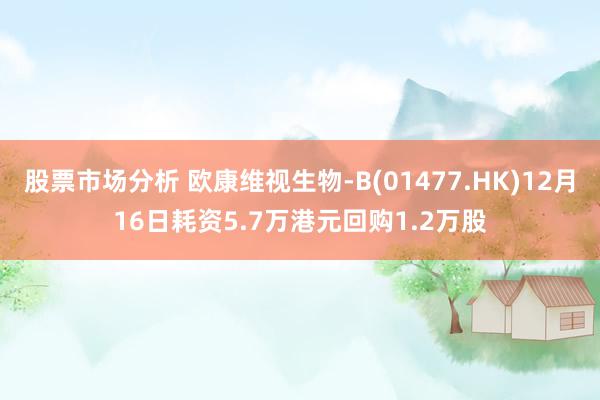 股票市场分析 欧康维视生物-B(01477.HK)12月16日耗资5.7万港元回购1.2万股