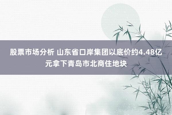 股票市场分析 山东省口岸集团以底价约4.48亿元拿下青岛市北商住地块