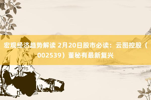 宏观经济趋势解读 2月20日股市必读：云图控股（002539）董秘有最新复兴