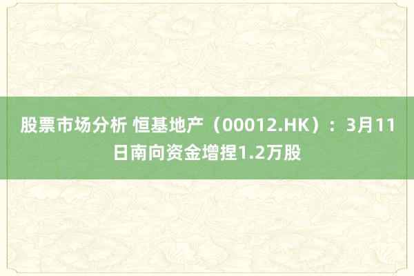 股票市场分析 恒基地产（00012.HK）：3月11日南向资金增捏1.2万股